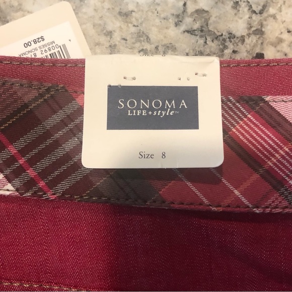 Sonoma Life+Style Skort Women’s Size 8 Color Velvet Rose - Picture 7 of 10